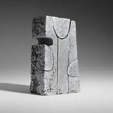 Michel Anasse, Volume éclaté sculpture, c. 1970, cast aluminum