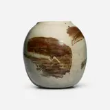 Toshiko Takaezu, Early vase, c. 1985, glazed stoneware