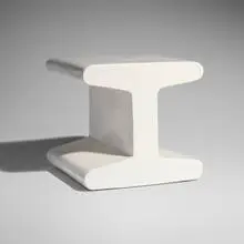 François Bauchet, IPN occasional table, 2013, glazed porcelain