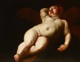 Luca Cambiaso, Christ child, oil on panel