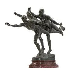 Au But by Alfred Boucher, patinated bronze, sold Jun 2018