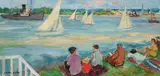 Emilio Grau Sala, La Seine a Quillebeuf (Eure)