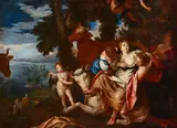 Paolo Veronese, Europa and the bull with attendant figures, oil on canvas
