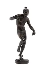 Charles-Arthur Bourgeois, Le Charmeur de Serpent, patinated bronze