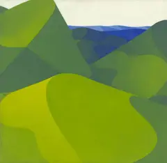 Albrecht Schnider, Landschaft, 1999, Öl auf Leinwand