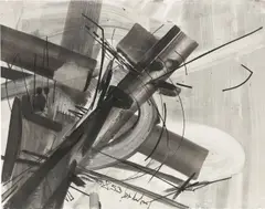 Ohne Titel by K.R.H. Sonderborg, 1953, Tusche, laviert, auf weiß grundiertem Karton, sold Mar 2026