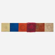 David Shapiro, Savasan II, 1987, engraving, aquatint, woodblock, drypoint and carborundum etching
