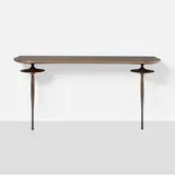 Patrick Naggar, Plato console table, c. 2015, bronze, aluminum, composite