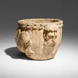 Antique, Vessel, marble, bronze