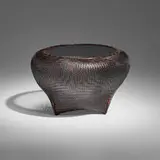 Kawano Shoko, Untitled (Flower Basket), madake, rattan