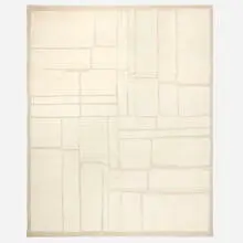 Contemporary, Moroccan-style pile carpet, hand-knotted wool