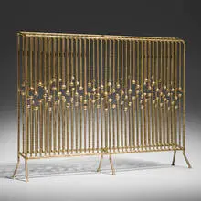 Douglas Ihlenfeld, Vernal Rain, 2026, brass melt-coated steel