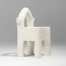 Chair 3 by Francesco Decio, 2021, papier-mâché, sold May 2026