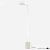 David Weeks Studio, Floor lamp with Boi shade, c. 2018, enameled steel, aluminum, cement