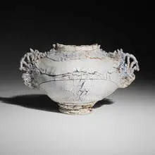 Mindy Horn, Contessa, 2016, porcelain with mason stain and gouache
