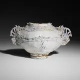 Mindy Horn, Contessa, 2016, porcelain with mason stain and gouache