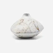 Vase by Marcello Fantoni, c. 1960, glazed stoneware, sold May 2026