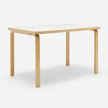 Table, model 81B by Alvar Aalto, 1935 / 2020, laminate, steam-bent birch plywood, birch, sold May 2026