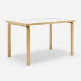 Table, model 81B by Alvar Aalto, 1935 / 2020, laminate, steam-bent birch plywood, birch, sold May 2026