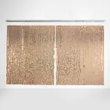 Paco Rabanne, Space Curtains, set of two, c. 1975, plasticized copper, plastic, steel