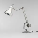 Hadrill and Horstmann, Counterbalance table lamp, c. 1965, aluminum, chrome-plated steel