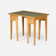 Franziska Hosken, Gate-leg table, c. 1950, maple, lacquered Masonite