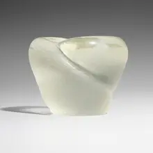 Coppa Munchen by Laura de Santillana, 1984, cold-worked glass, sold May 2026