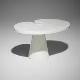 Angelo Mangiarotti, Eros occasional table, 1971, Carrara marble