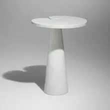 Eros occasional table by Angelo Mangiarotti, 1971, Carrara marble, sold May 2026