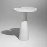 Angelo Mangiarotti, Eros occasional table, 1971, Carrara marble