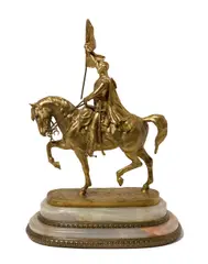 Henri Allouard, General José de San Martín, gilt bronze