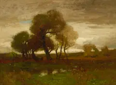 John Francis Murphy, Cloudy Day, oil on canvas