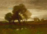John Francis Murphy, Cloudy Day, oil on canvas