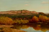 Robert William Wood, Oak Creek, Autumn Color, Near Sedona, circa 1960, oil on canvas