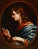 Roman School, The Annunciation (a pair), oil on canvas
