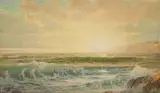 William Trost Richards, Sunset, Narragansett Bay