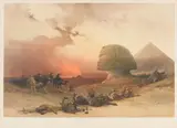 David Roberts Ra, A group of 12 prints,, Eleven color lithographs and one engraving on wove paper