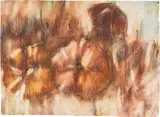 Pilze by Christian Rohlfs, 1933, Wassertempera auf genarbtem Velin, sold Nov 2024