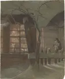 Hans Thoma, Weihnachtsabend