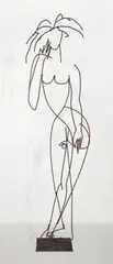 Frank Dornseif, Stehende, Armierungsstahl, korrodiert. Höhe: 258 cm (101 ⅝ in.)