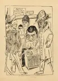 Max Beckmann, Die Bettler, 1922, Lithographie auf imitiertem Japan
