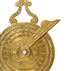 Augsburg oder Nürnberg, Sternenuhr – Nokturnal, Um 1560, Bronze, feuervergoldet; Gravuren, geschwärzt