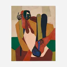 Peggy Kuiper, Satisfaction, 2021, acrylic on linen