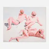 Yue Minjun, Untitled (Smile-ism No. 25), 2006, lithograph in colors