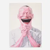 Yue Minjun, Untitled (Smile-ism No. 23), 2006, lithograph in colors