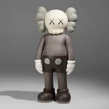Kaws, Four Foot Companion (Brown), 2007, painted cast vinyl