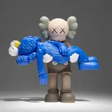 Kaws, Gone (Brown/Blue), 2019, painted cast vinyl