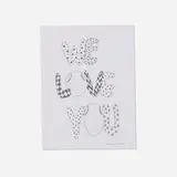Suanjaya Kencut, Untitled (We Love You), 2021, ink on paper