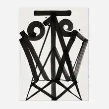 RETNA, Untitled, 2020, acrylic on paper