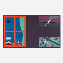 Greg Ito, Birds, 2018, acrylic on canvas over panel